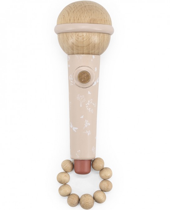 Wooden Microphone - Pink