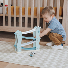 Playtime! 🚗⁣
⁣
Let's race down the track 🏁⁣
⁣
⁣
⁣
#labellabel #woodentoys #woodencars #racecar #happykids #indoorplay #kidswoodentoys