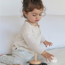 This wooden stacker will keep your little one entertained! These stacking rings are perfect designed for those little hands. 🐼⁣
⁣
⁣
⁣
#labellabel #woodentoys #ecofriendly #playandlearn #woodenstacker #playforhours #playtime