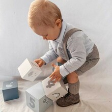 How sweet is little Leon playing with our stacking blocks! 😍 

📸 by @ine_winters

#labellabel #woodentoys #playtime #stackingcubes #kidsdevelopment #buildingtowers #toysforkids