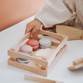 Weekend is on! Delicious Macarons, croissant and baguette for the perfect lazy sunday. Which one is your favourite? 👨‍🍳⁣
⁣
⁣
⁣
⁣
⁣
#labellabel #lazysunday #woodentoys #pretendplay #woodenmacarons #toddlertoys
