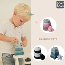 Our silicone stacking toys are available in 3 fun shapes: Round ⚪, Star ⭐️ & Heart 🤍⁣
⁣
⁣
⁣
⁣
⁣
#labellabel #siliconeteether #babyteether #babyteethers #woodenbabytoy #woodenbabytoys #teethingrattle #babymusthave #teethingtoys #sensorytoys #learningthroughplay #newmotherhood #mumhacks