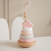 This wooden stacker will keep your little one entertained! These stacking rings are perfect designed for those little hands. 💗⁣
⁣⁣
⁣⁣
⁣⁣
#labellabel #woodentoys #ecofriendly #playandlearn #woodenstacker #playforhours #playtime