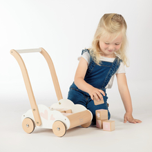 Walk, play and learn! With this cute push car little explorers can take a walk and take their⁣
favorite blocks anywhere they go. 🥰⁣
⁣
⁣
⁣
⁣
#labellabel #woodentoys #babywalker #woodenbabywalker #woodenblocks #ecoproducts #babygifts