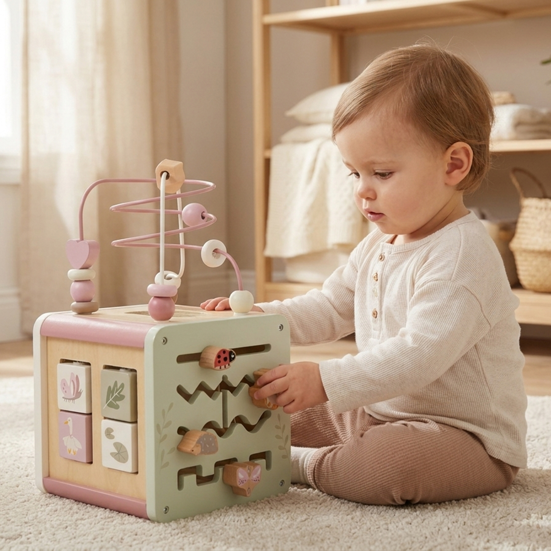 Activity Cube - Pink