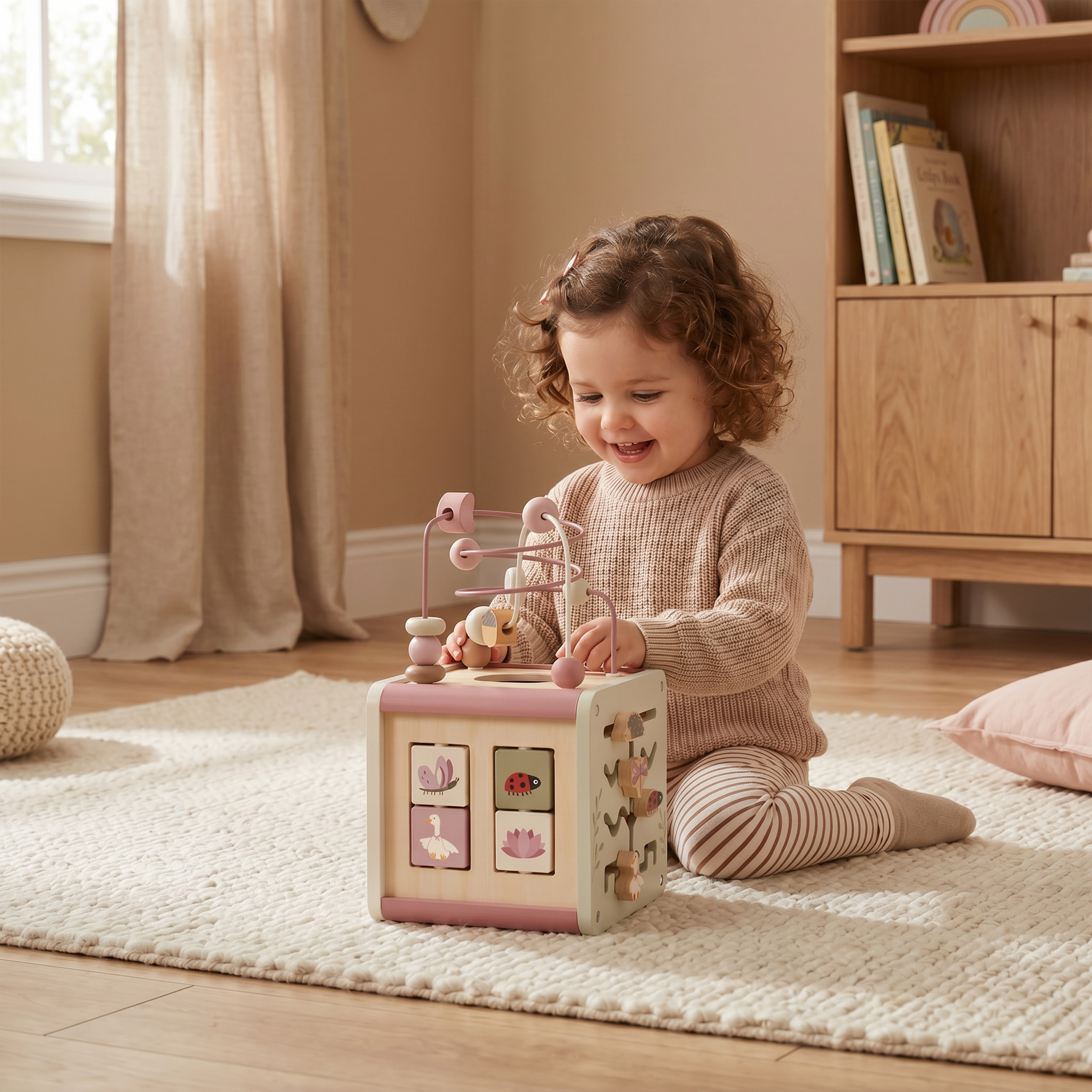 Activity Cube - Pink