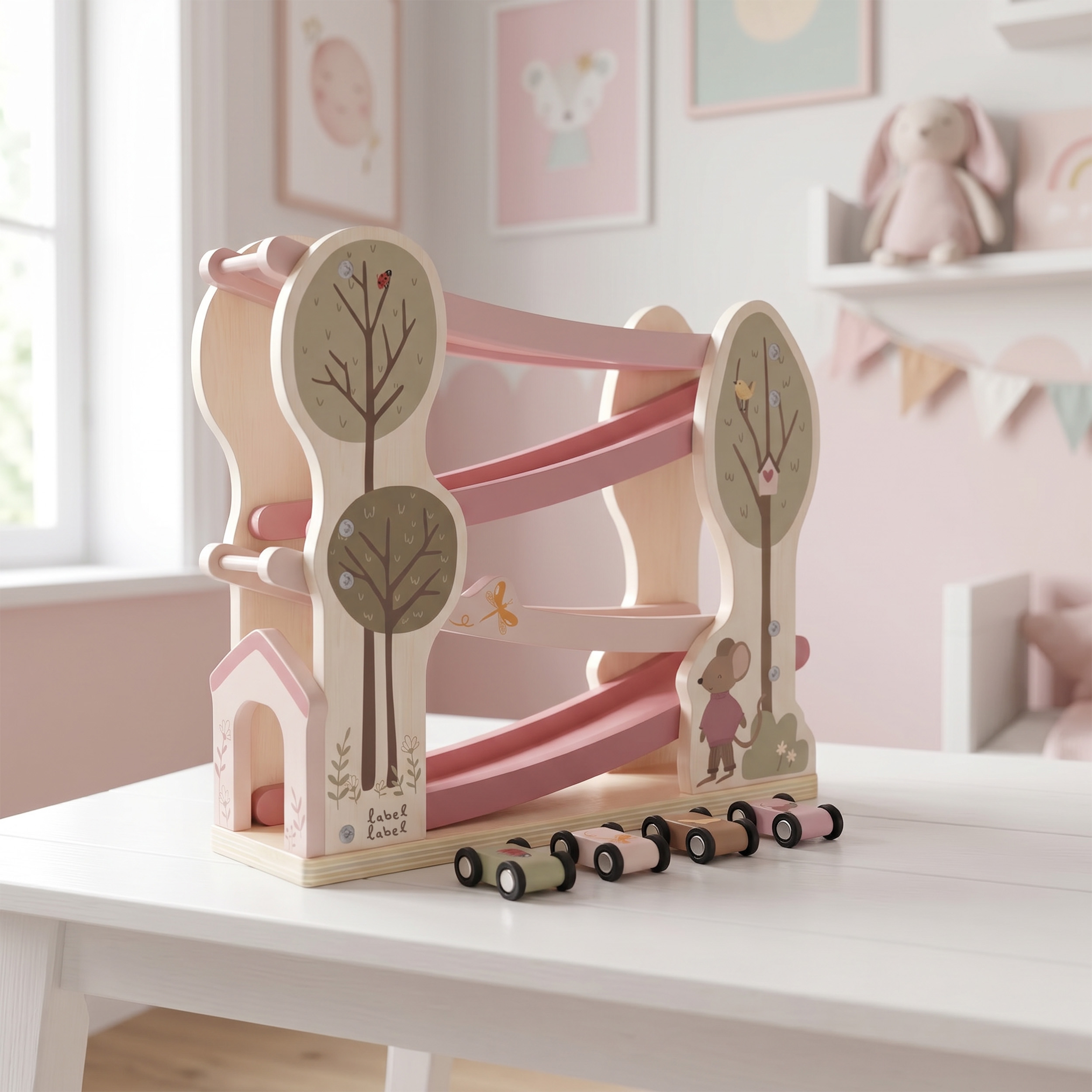 Car Slider - Pink