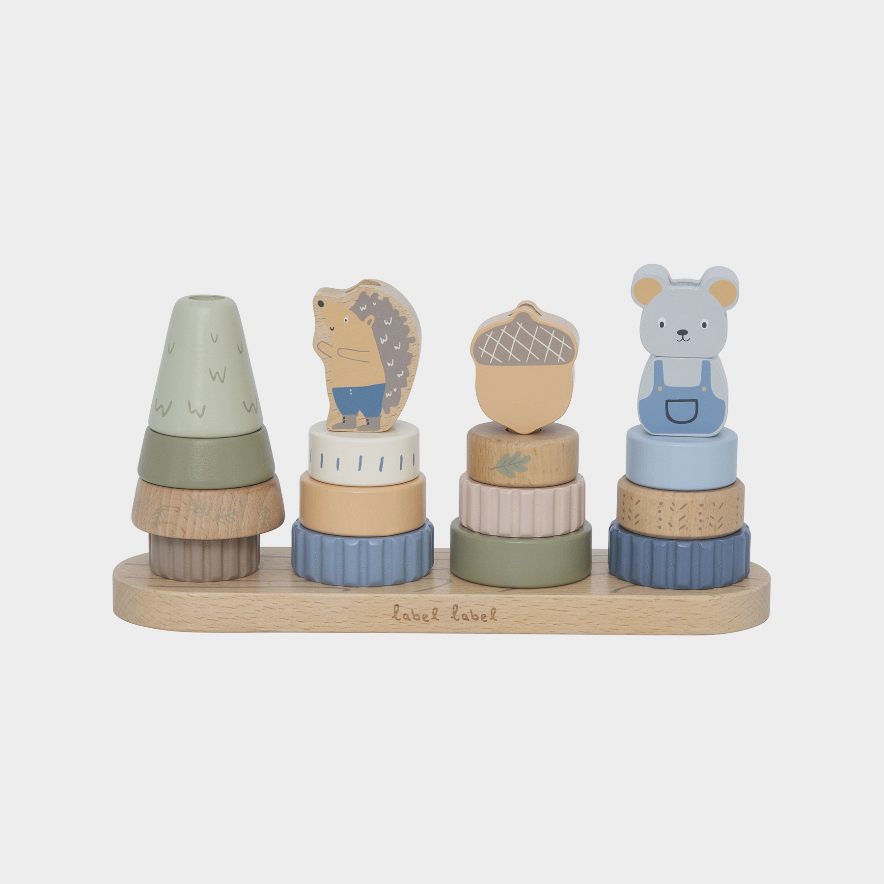 Little Stacking Friends Blue
