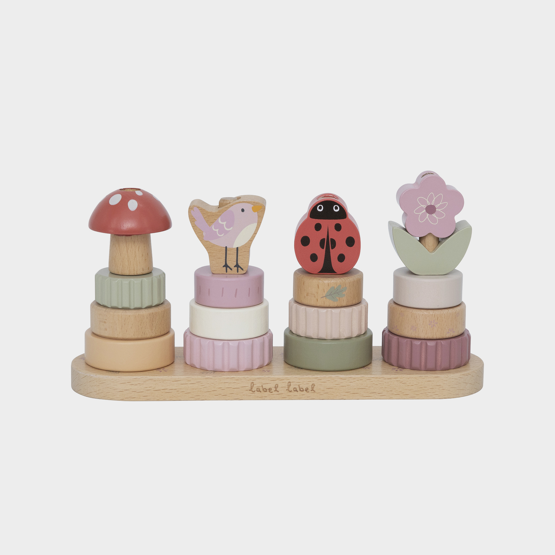 Little Stacking Friends Pink