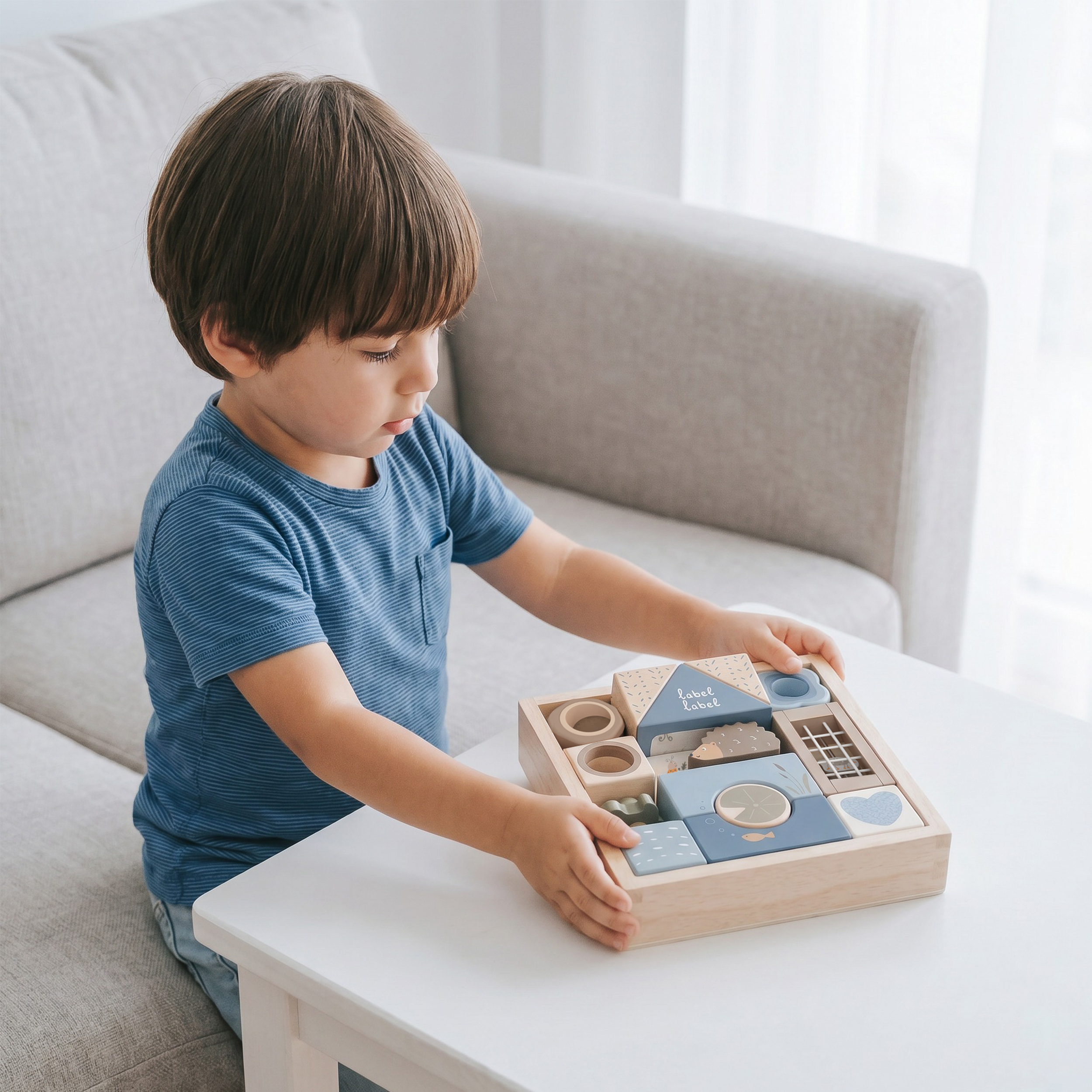 Sensory Building Blocks - Blue