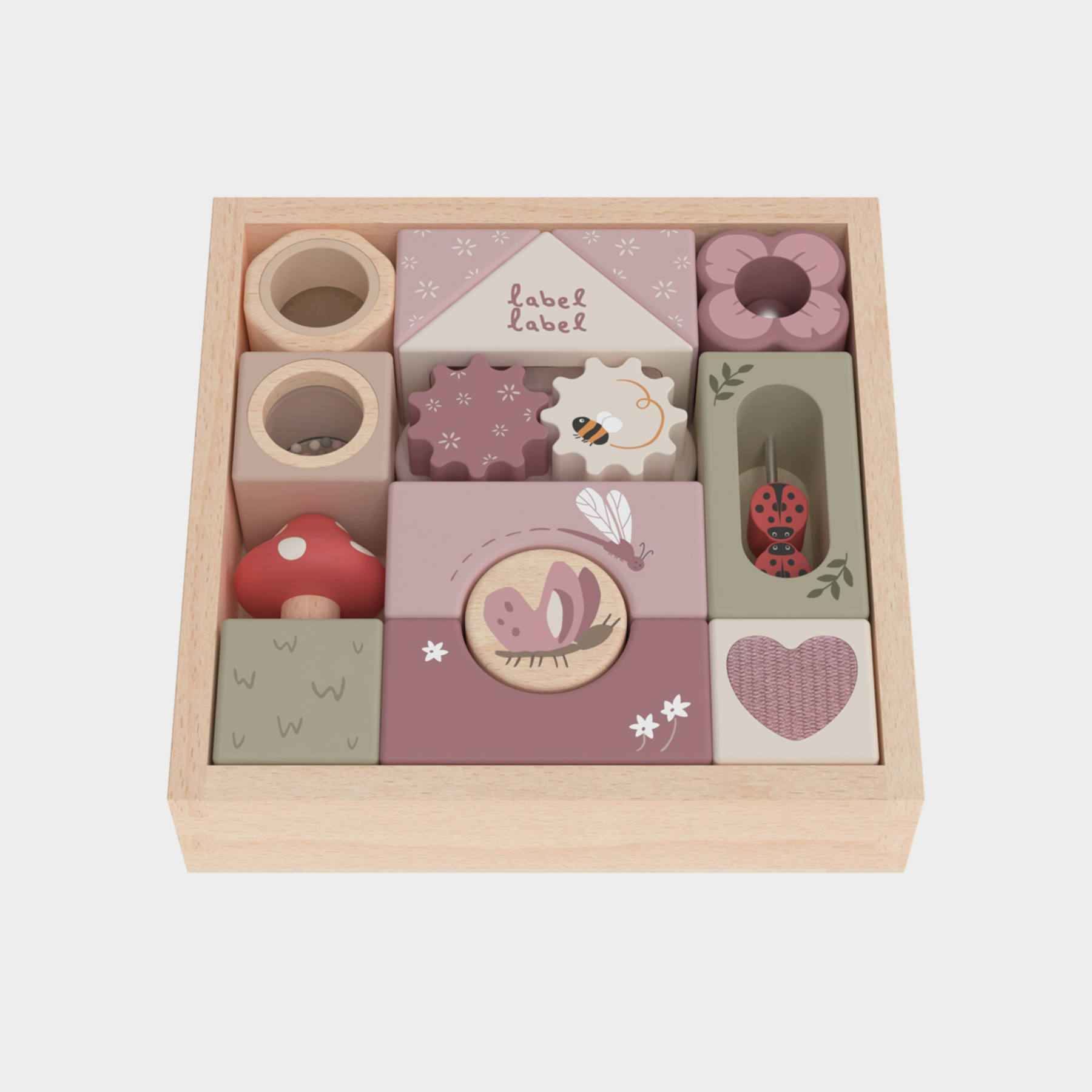 Sensory Building Blocks - Pink