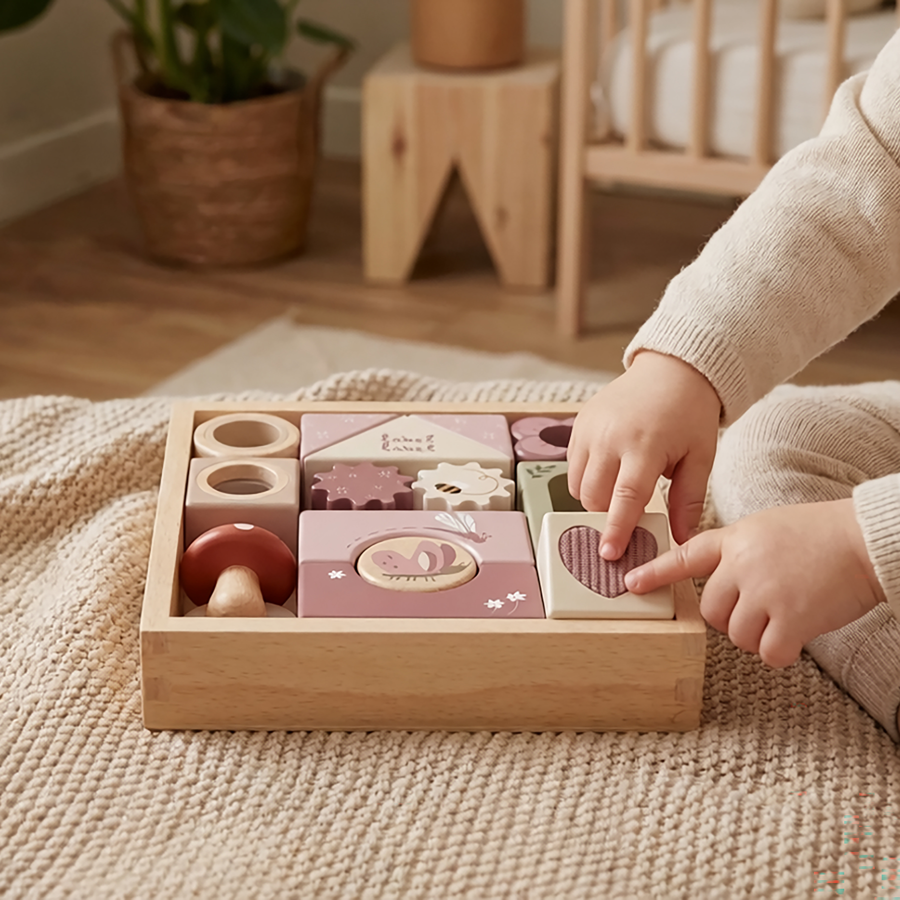 Sensory Building Blocks - Pink