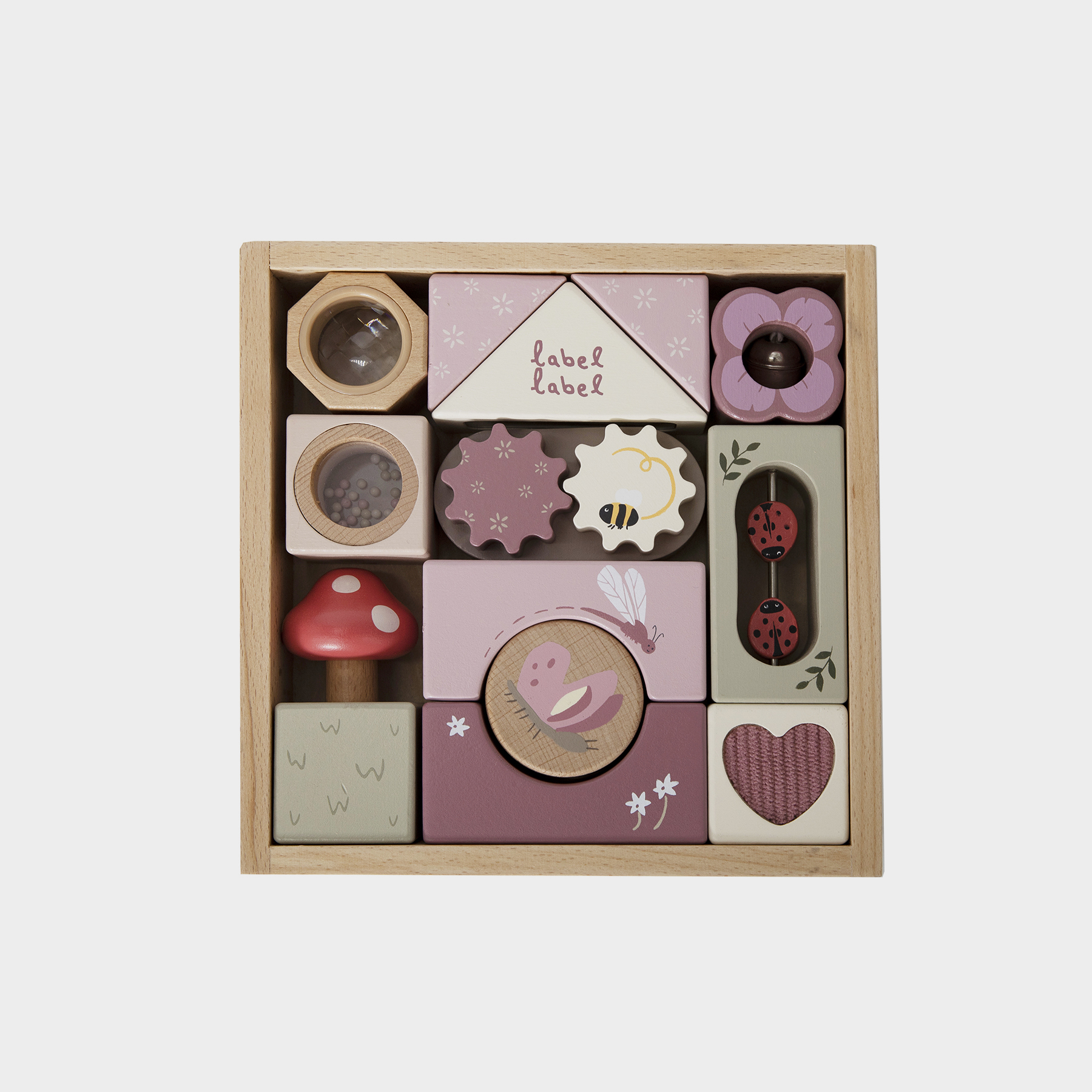 Sensory Building Blocks Pink