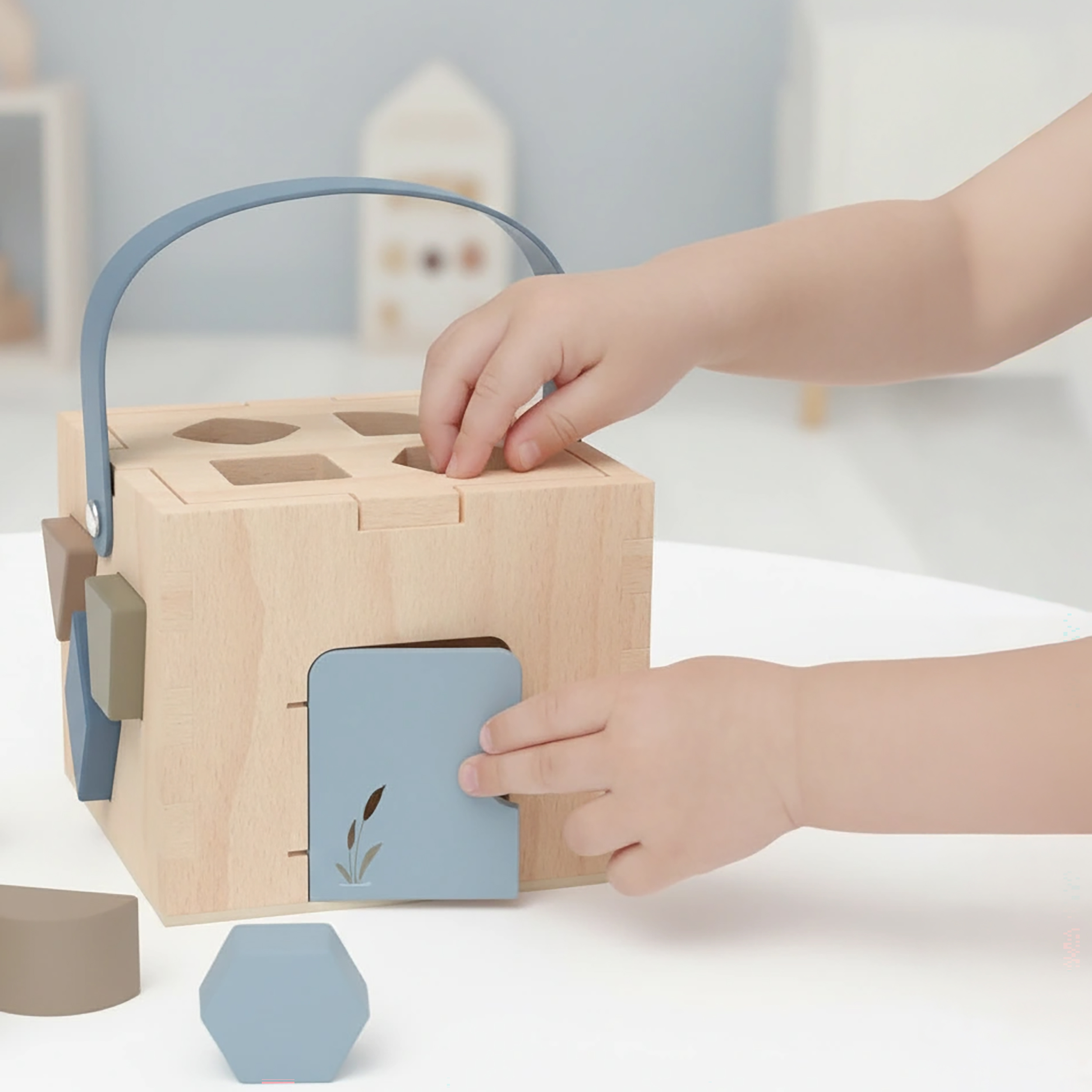 Shape Sorting Box - Blue