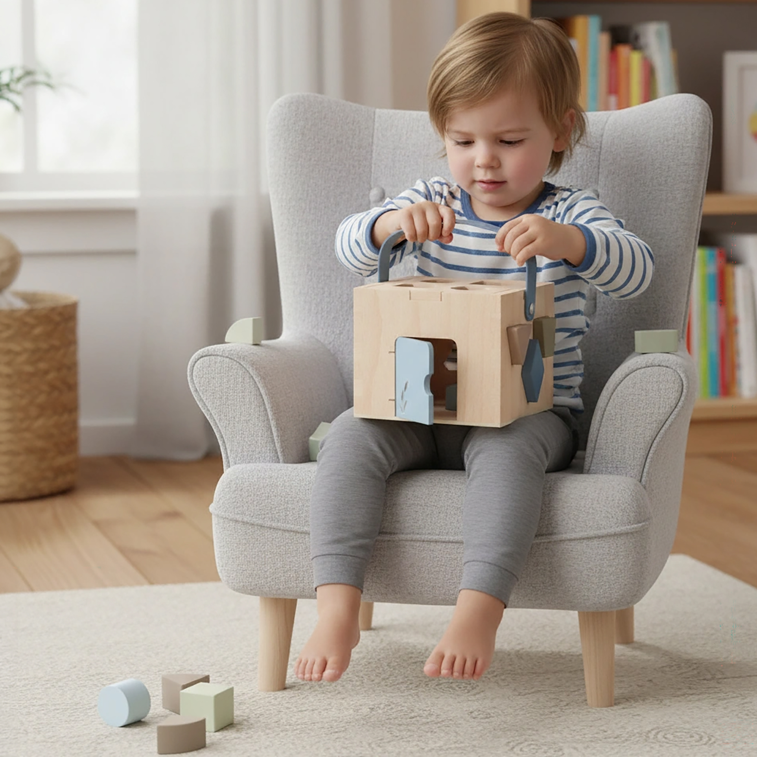 Shape Sorting Box - Blue