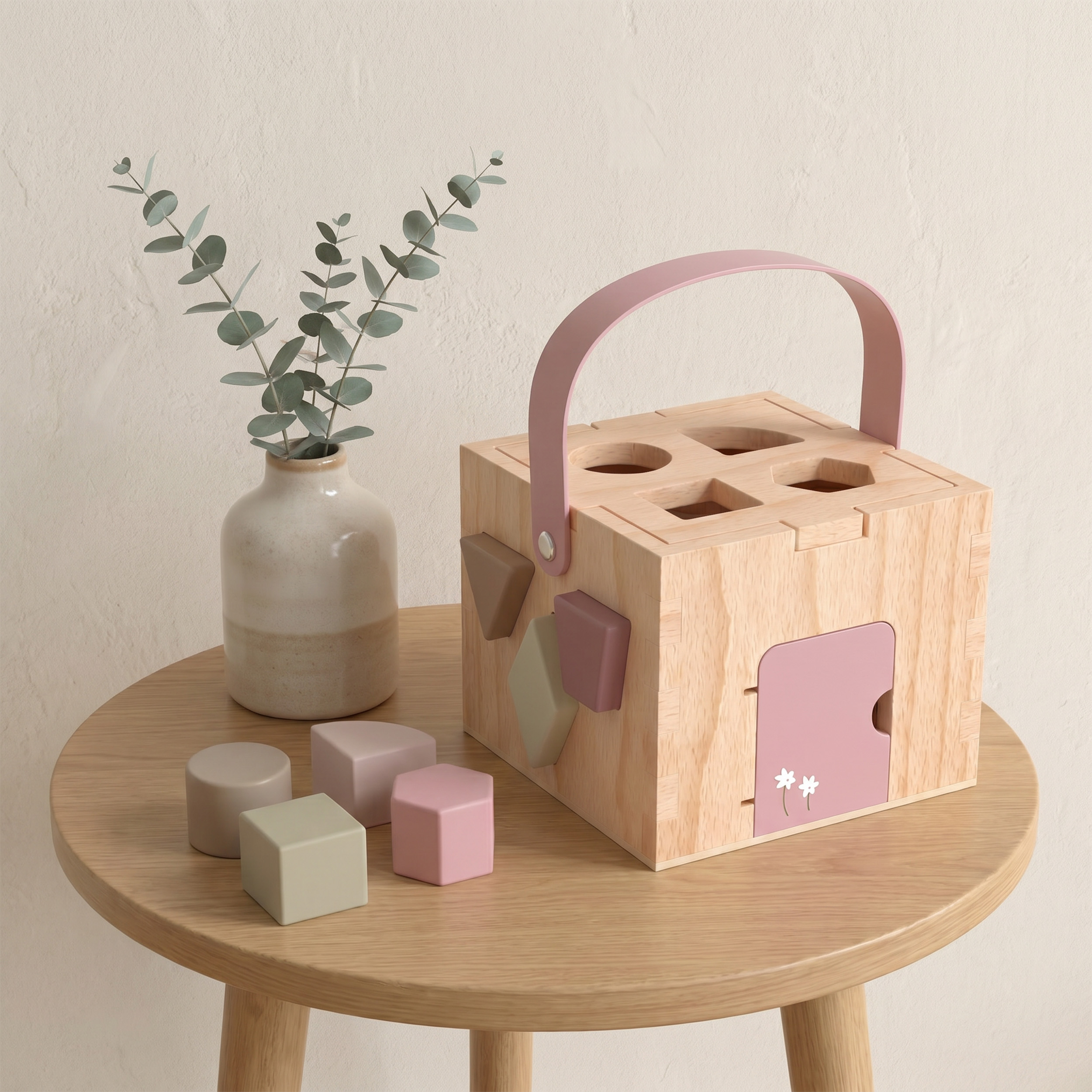Shape Sorting Box - Pink