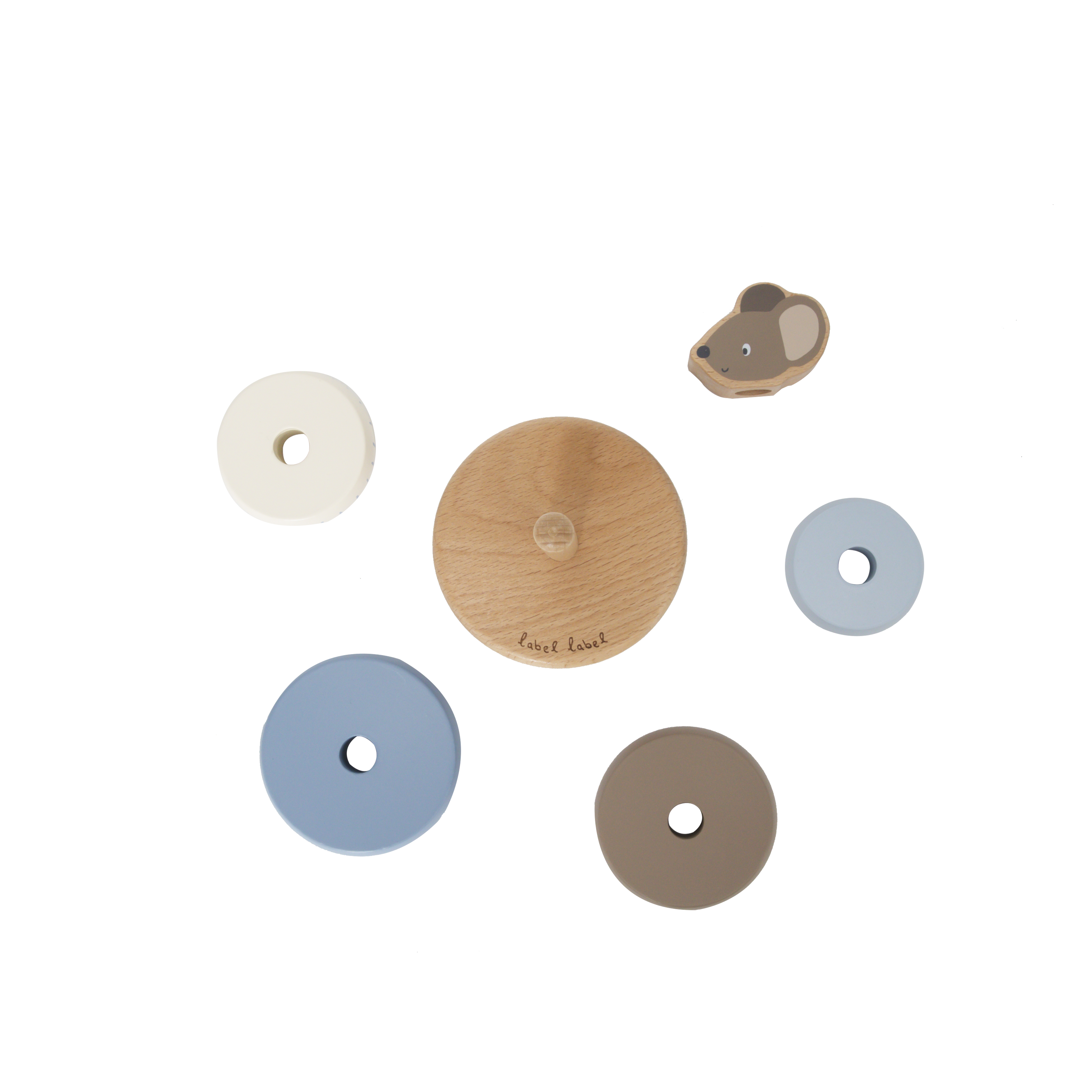 Stacking Rings Balance - Blue