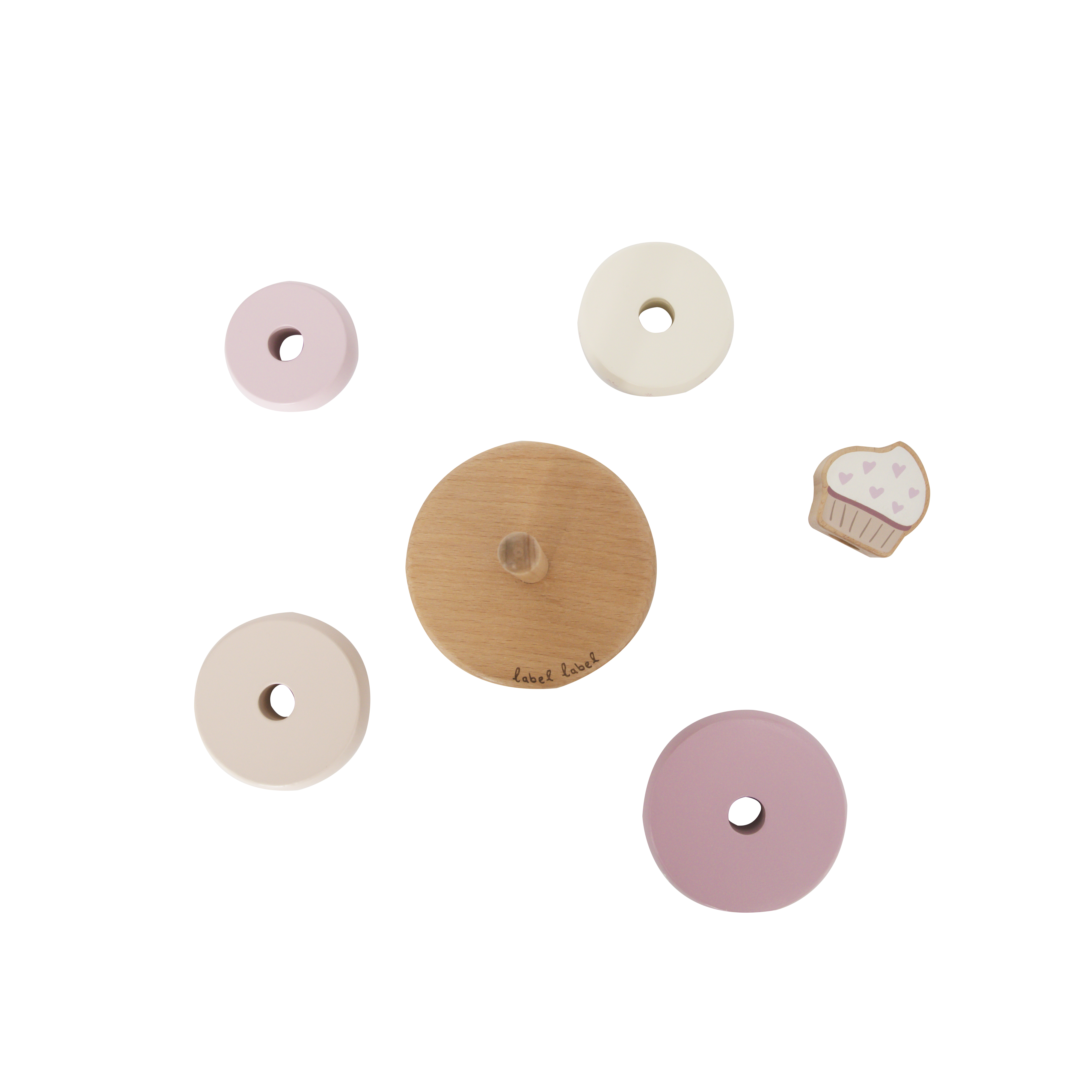 Stacking Rings Balance - Pink