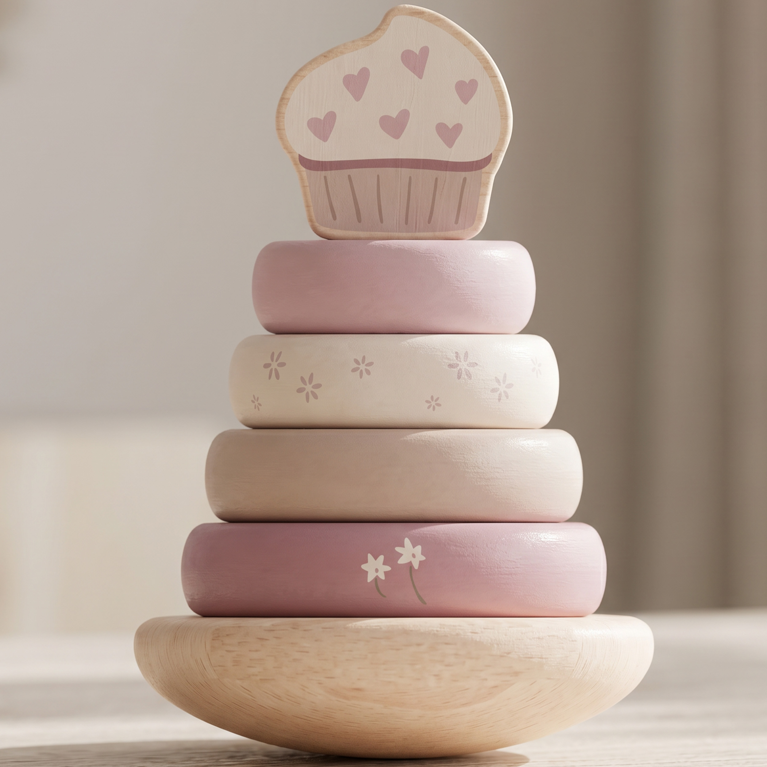 Stacking Rings Balance - Pink