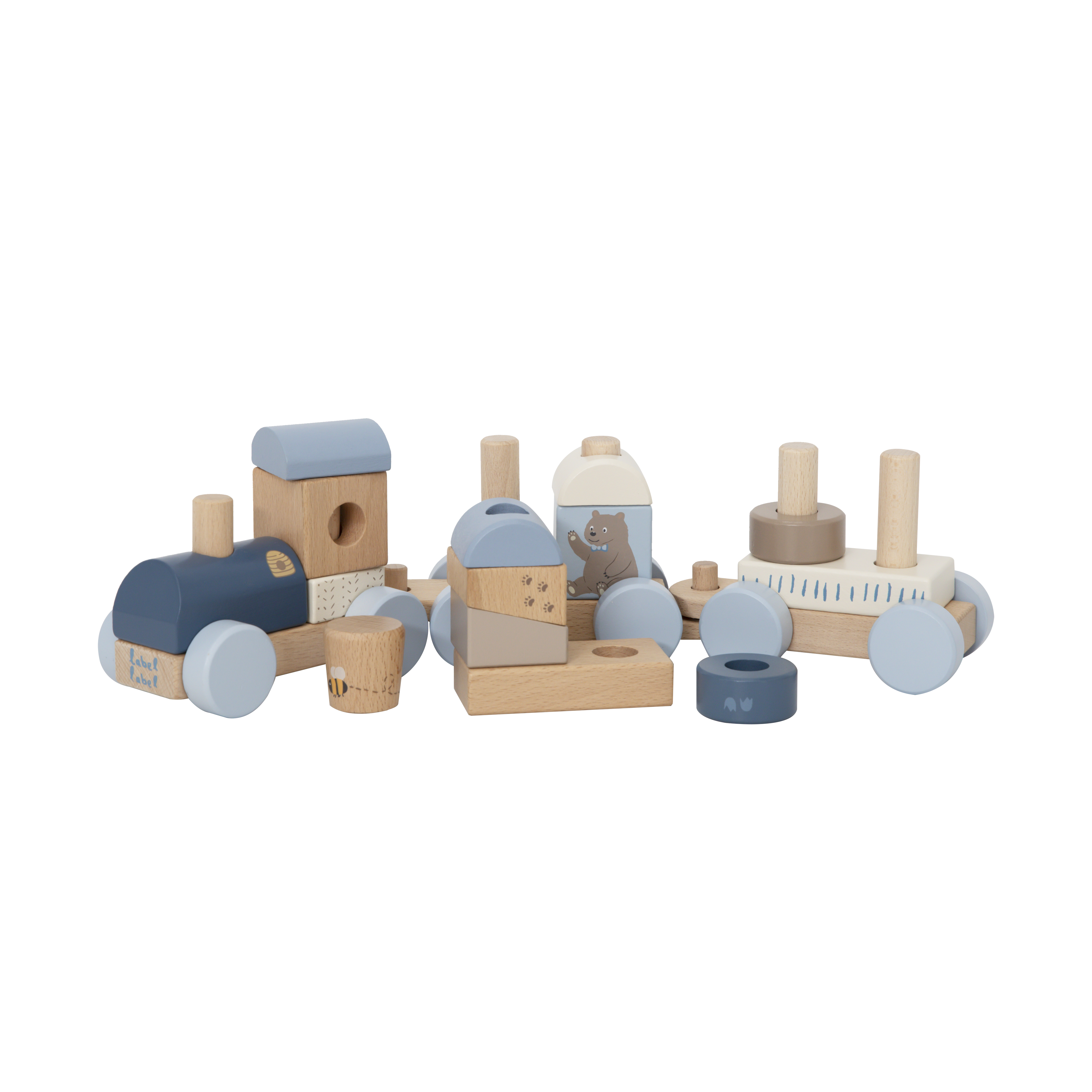 Stacking Train - Blue