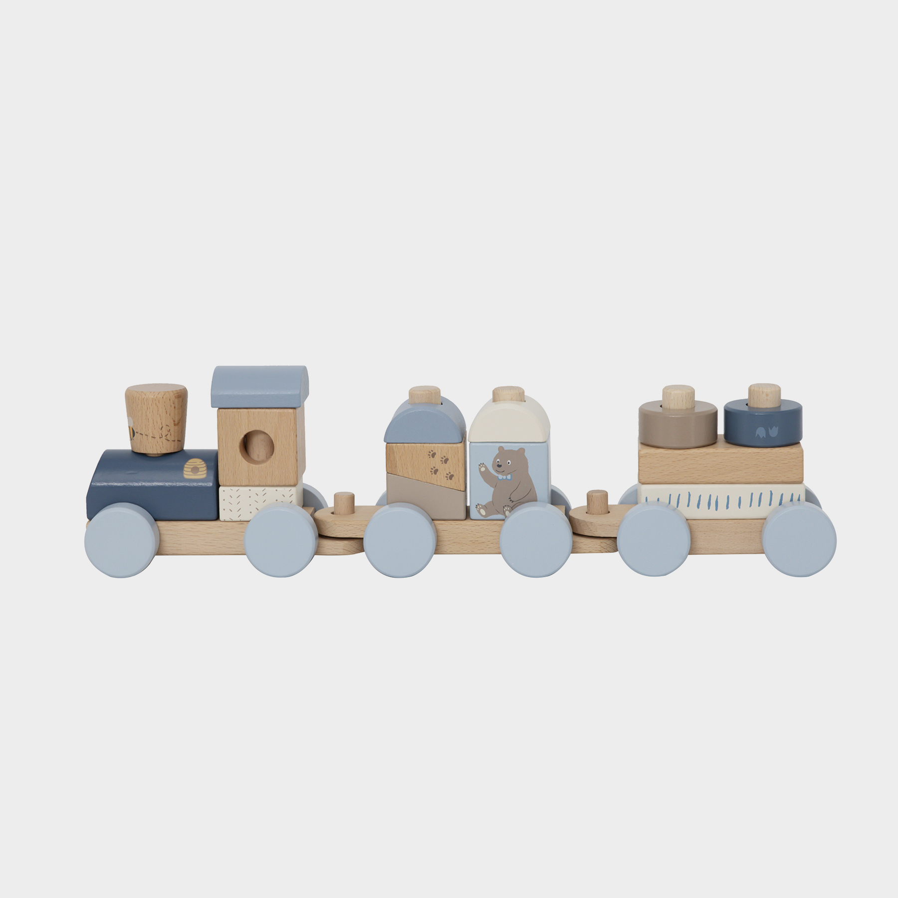 Stacking Train Blue