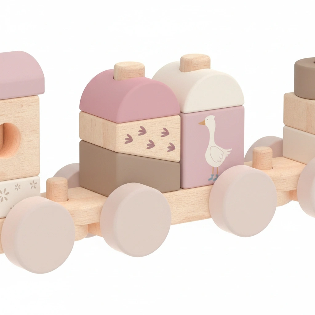Stacking Train - Pink