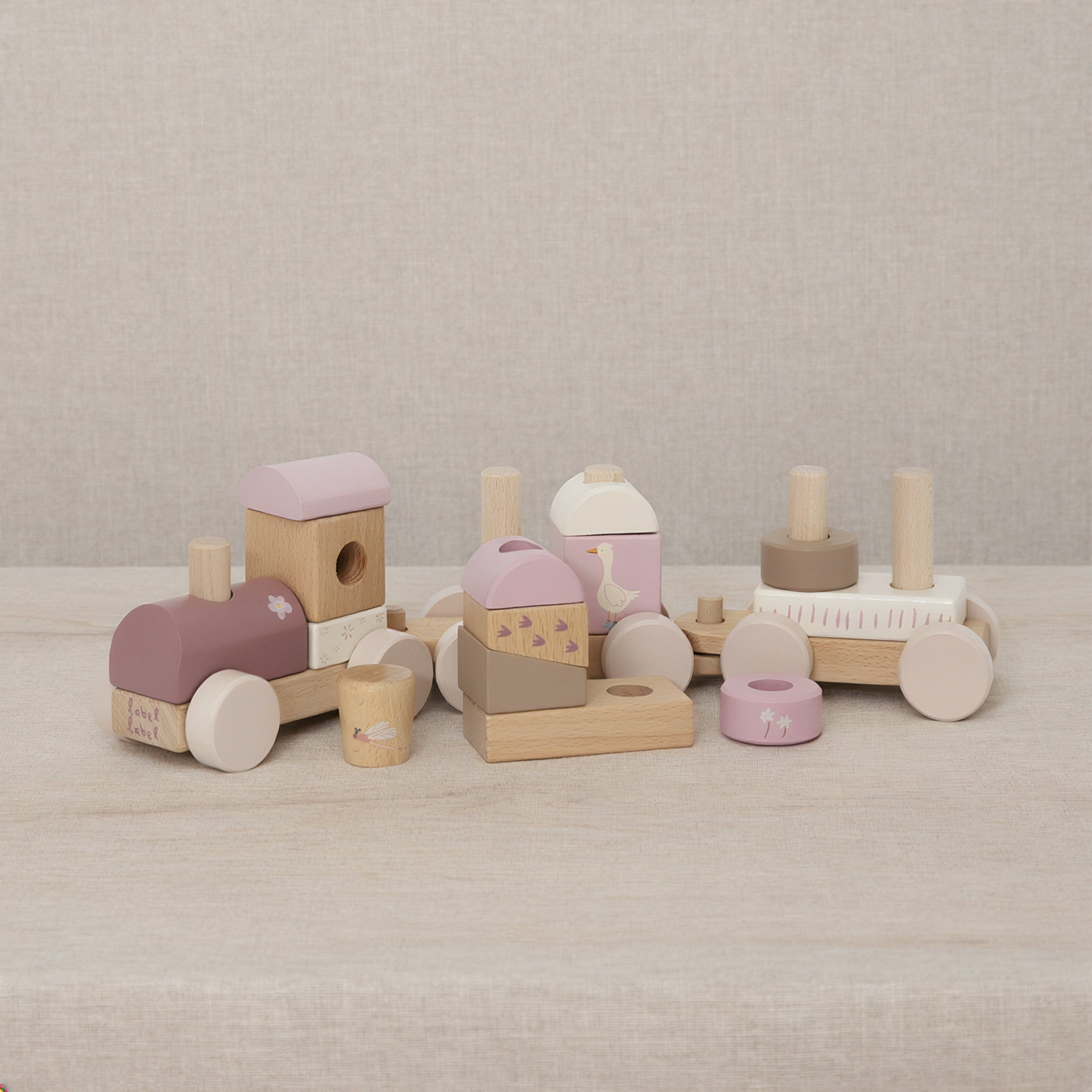 Stacking Train - Pink