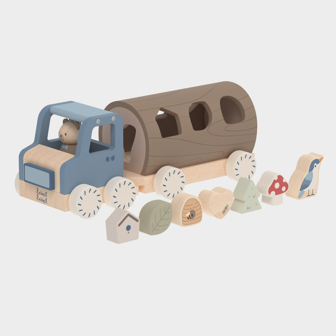 Tree Log Truck Sorter Blue