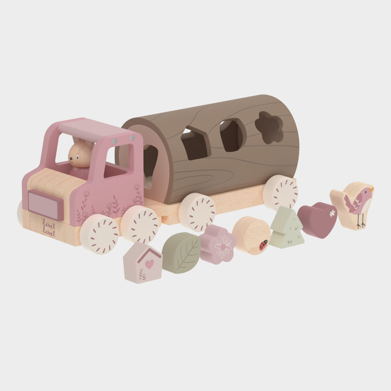 Tree Log Truck Sorter Pink